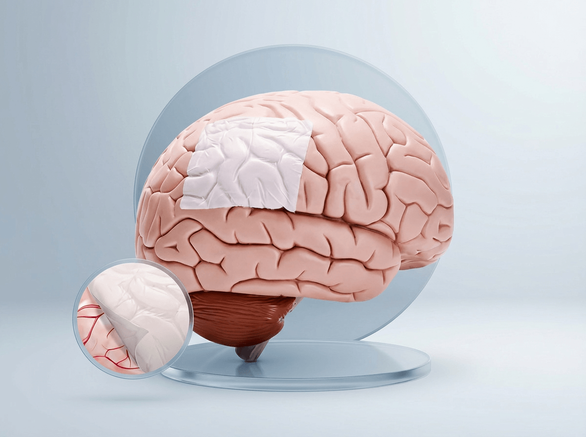 Substituto de dura-máter: flexibilidade e segurança em neurocirurgia